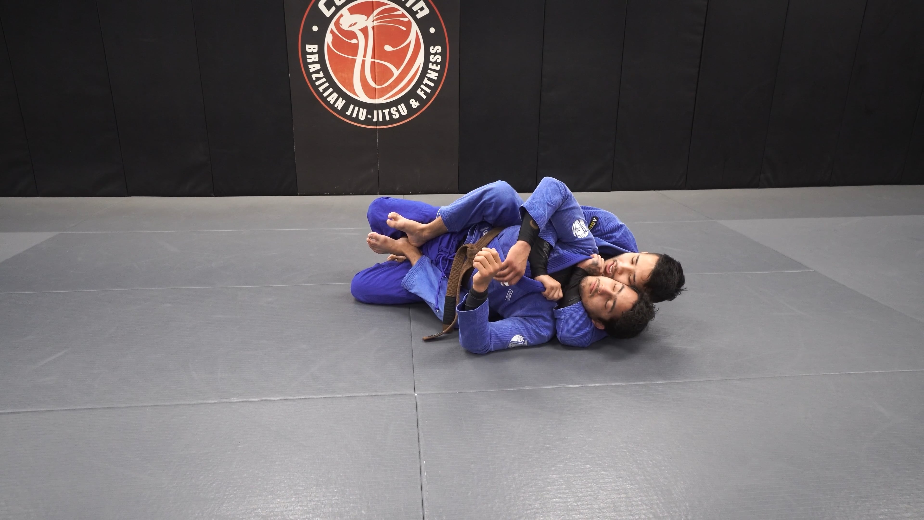 Folder Pass with Outside Leg Grip with Backstep to Modified Seatbelt Backtake