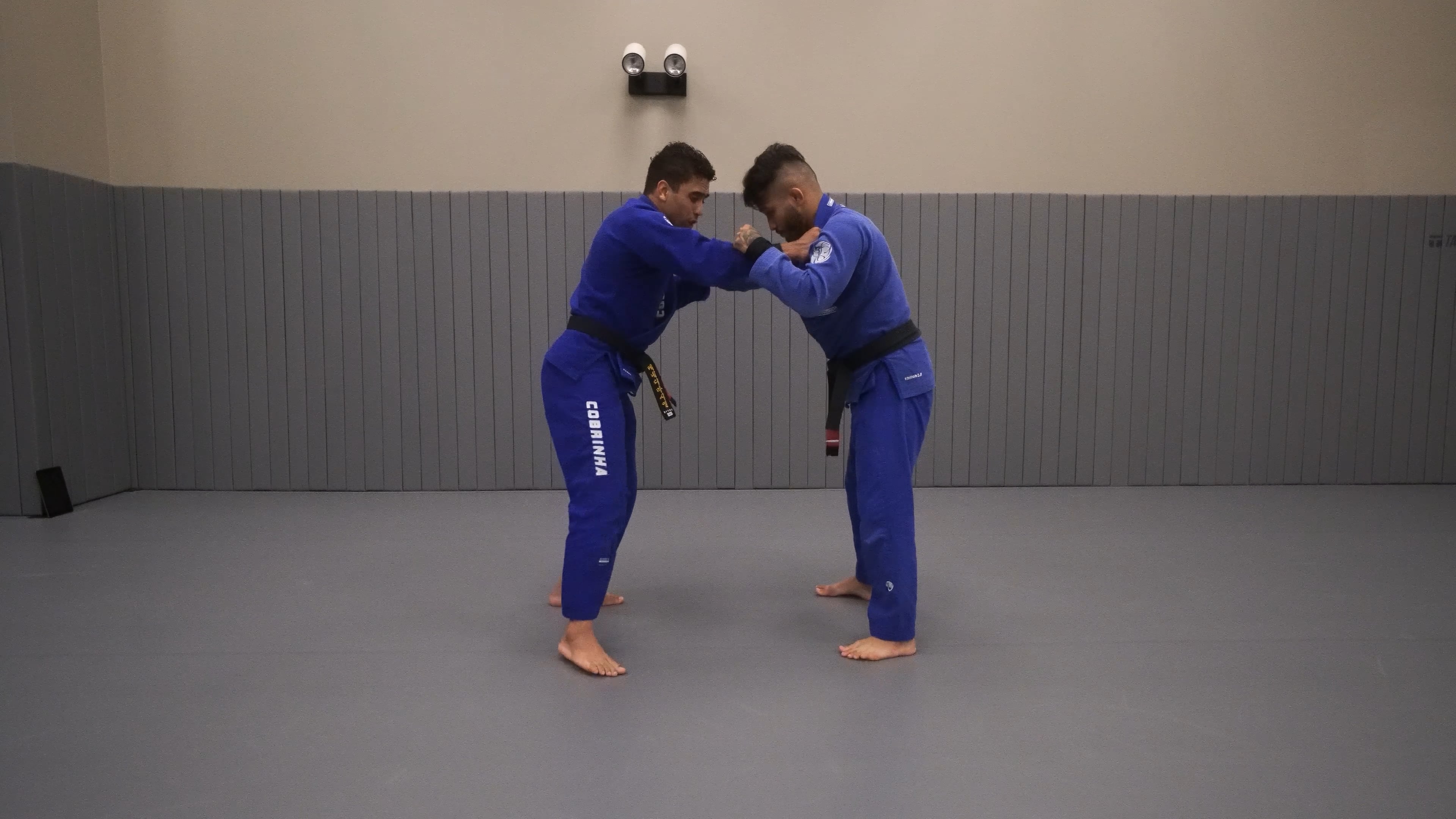 Single Leg with 2 on 1 Collar Grip to Side Control
