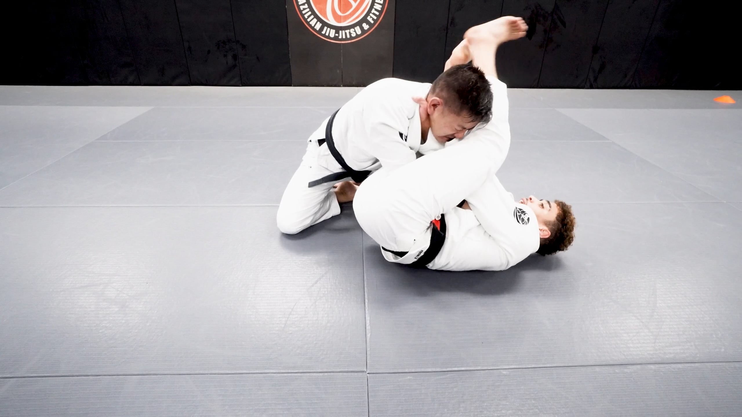 Guard Pull, Cross Choke From Closed Guard