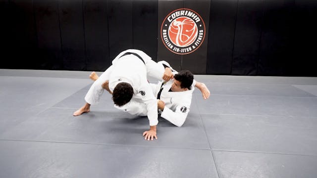 X Guard Far Sleeve Sweep to Knee on B...