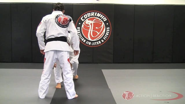 Double Leg to Butterfly Guard Entry
