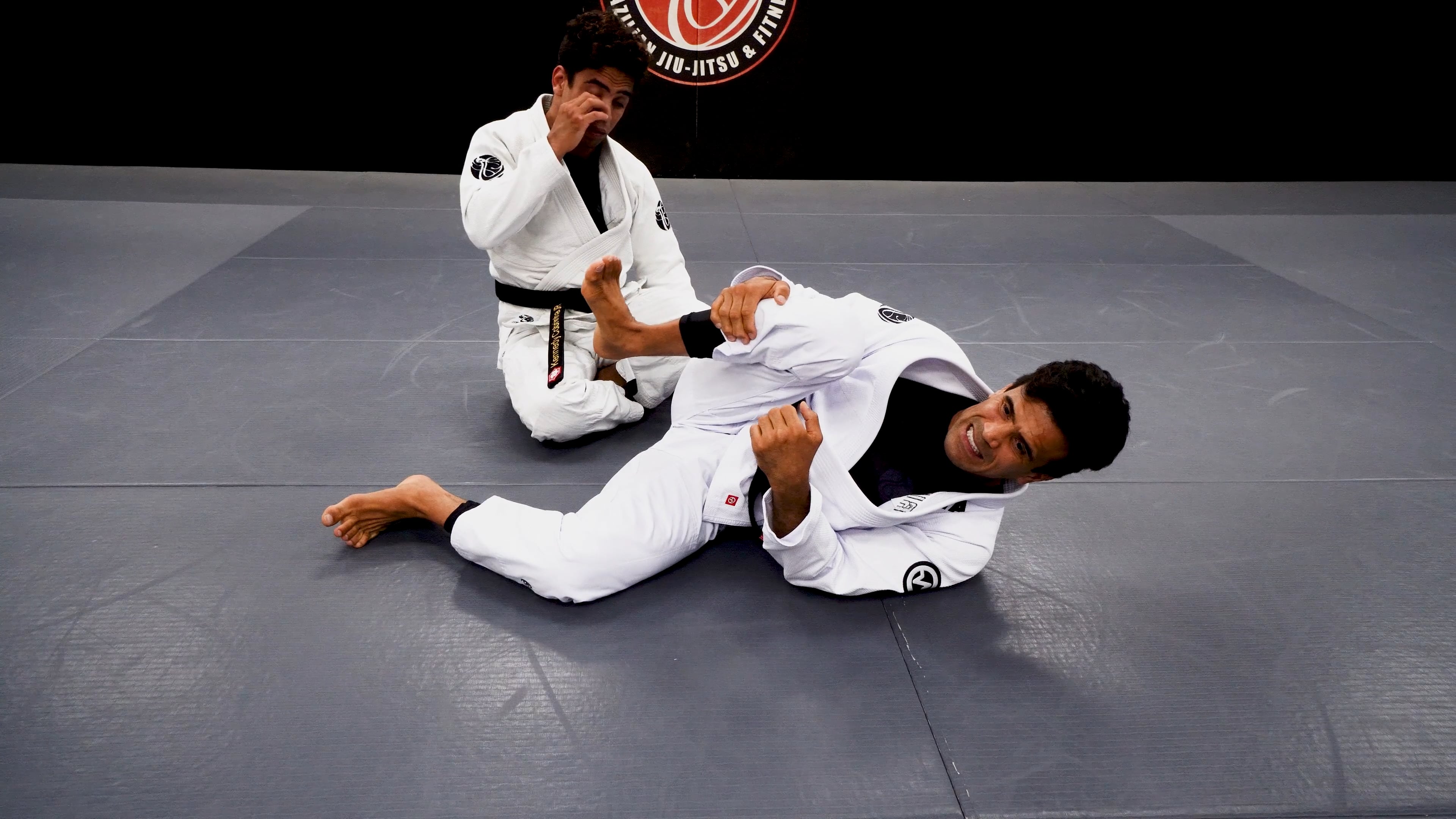 Early Stage Side Control Drill: Collar Tie Hip Escape & Leg Staple