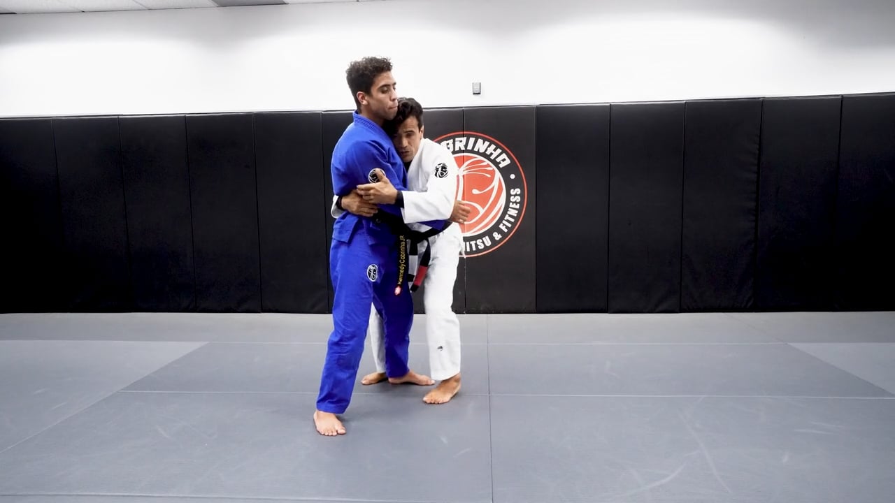 Punch Block Clinch to Foot Sweep Takedown to Headlock Mount Americana Set Up