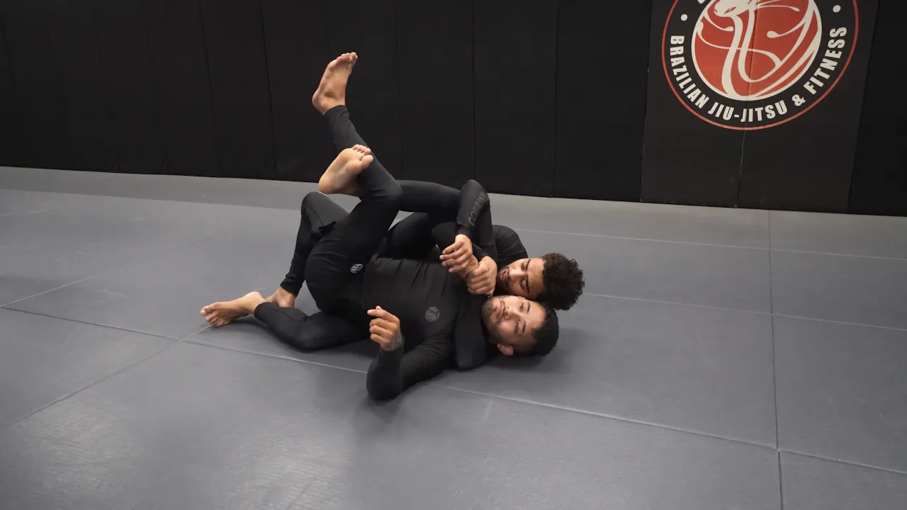 Underhook Escape to the Back & Back Attacks - SIDE CONTROL - Cobrinha BJJ