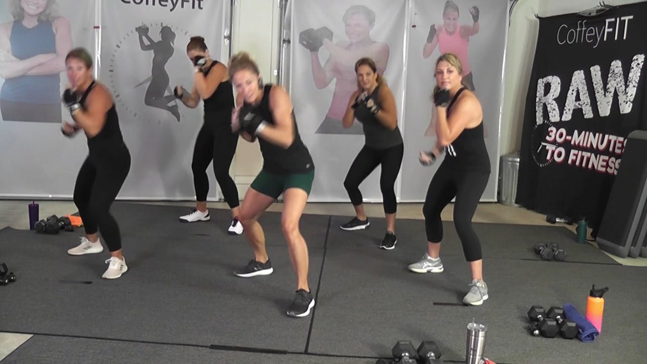 Virtual Box &amp; Legs Intervals of Cardio &amp; Weights RAW