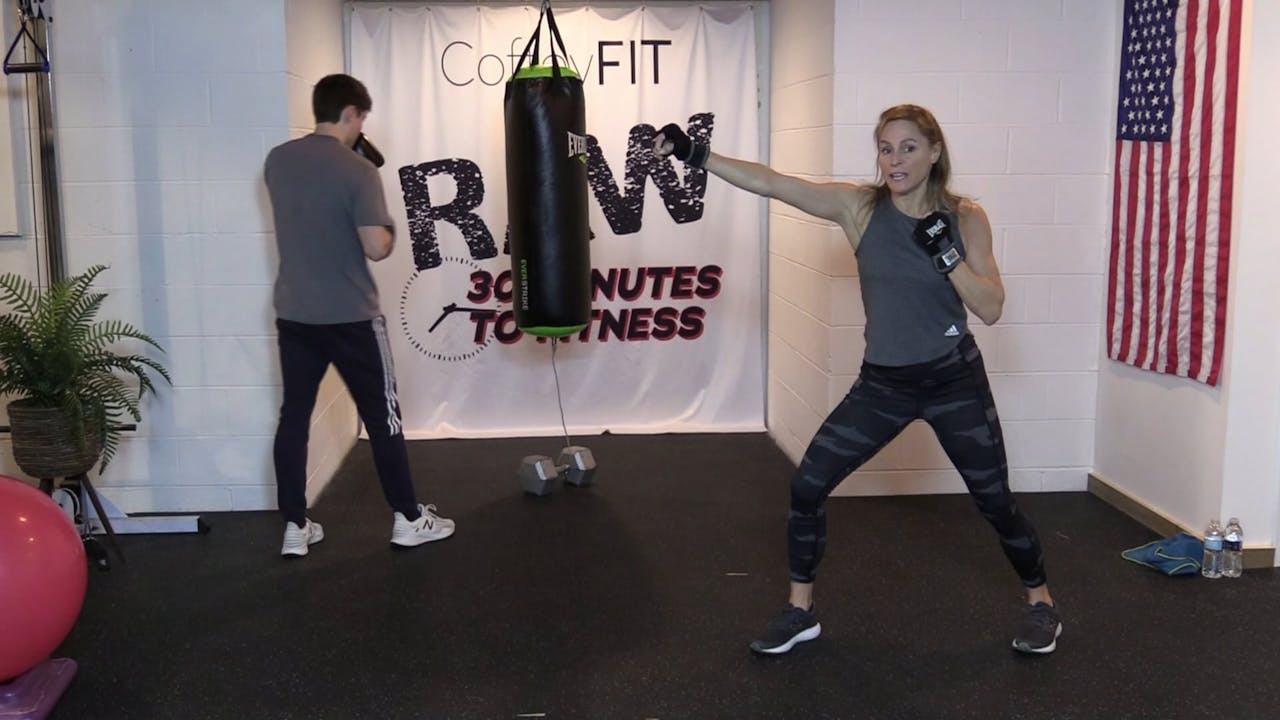 "RAW" Heavy Bag/Shadow Box Cardio RAW 30Minutes to Fitness
