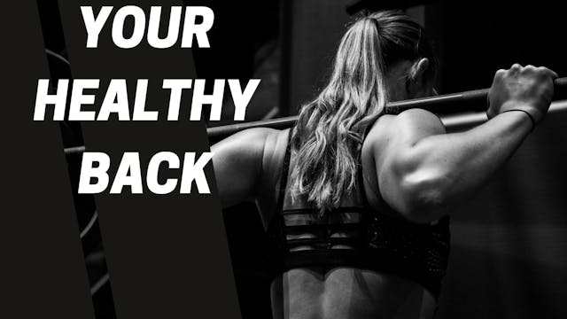 Your Healthy Back