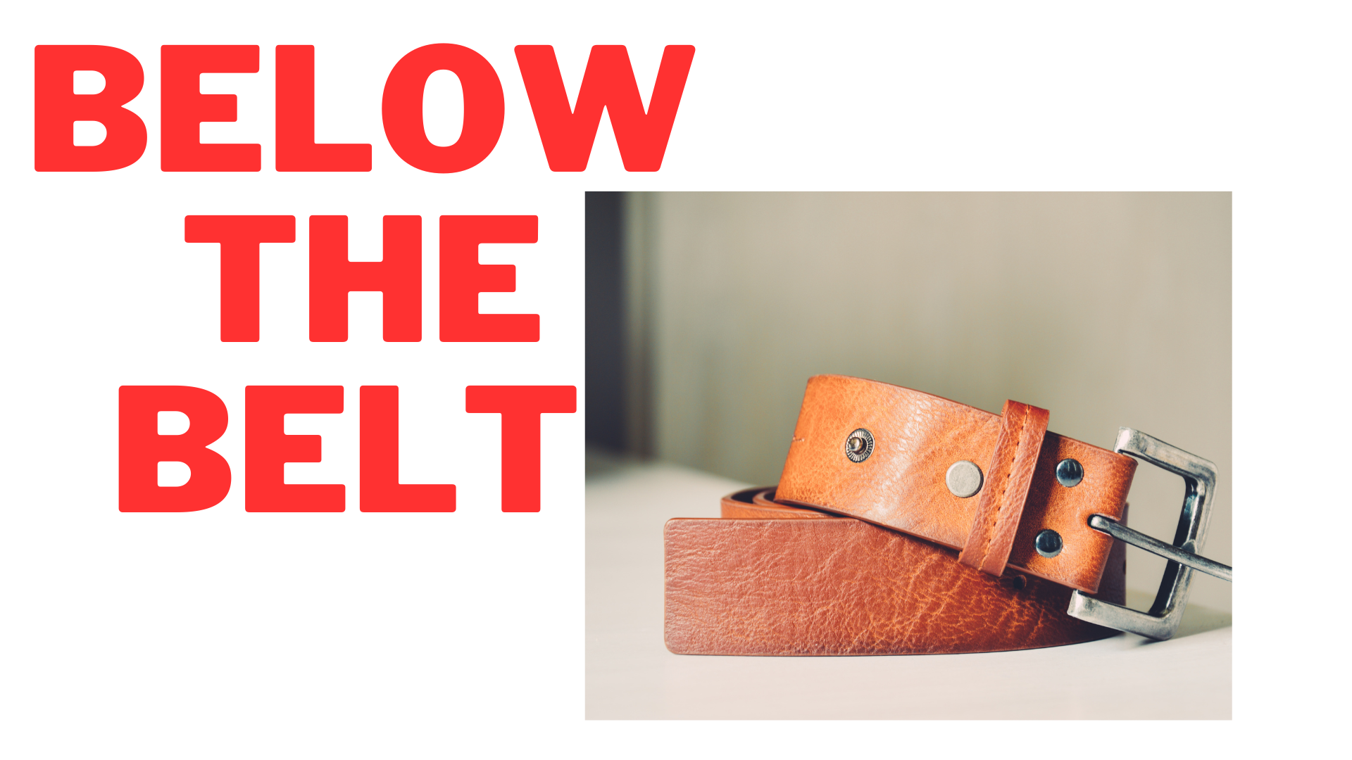 RAW "Below the Belt"