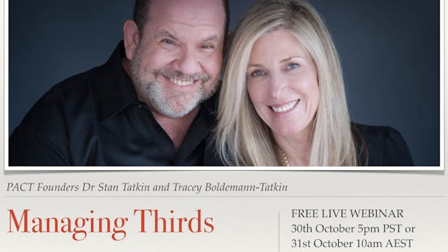 The Art of Managing Thirds with Dr Stan Tatkin and Tracey Boldemann-Tatkin