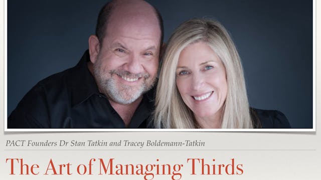 The Art of Managing Thirds with Dr Stan Tatkin and Tracey Boldemann-Tatkin
