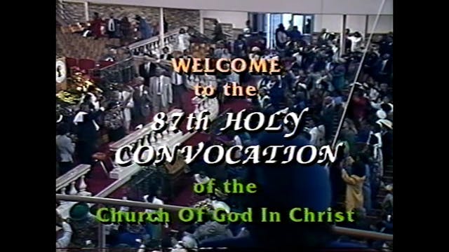 COGIC 87th HC 1994 Wednesday Morning ...