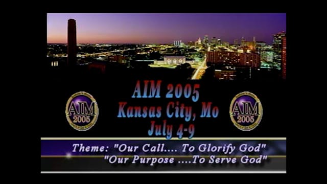 COGIC AIM 2005 Wednesday Evening Supt...