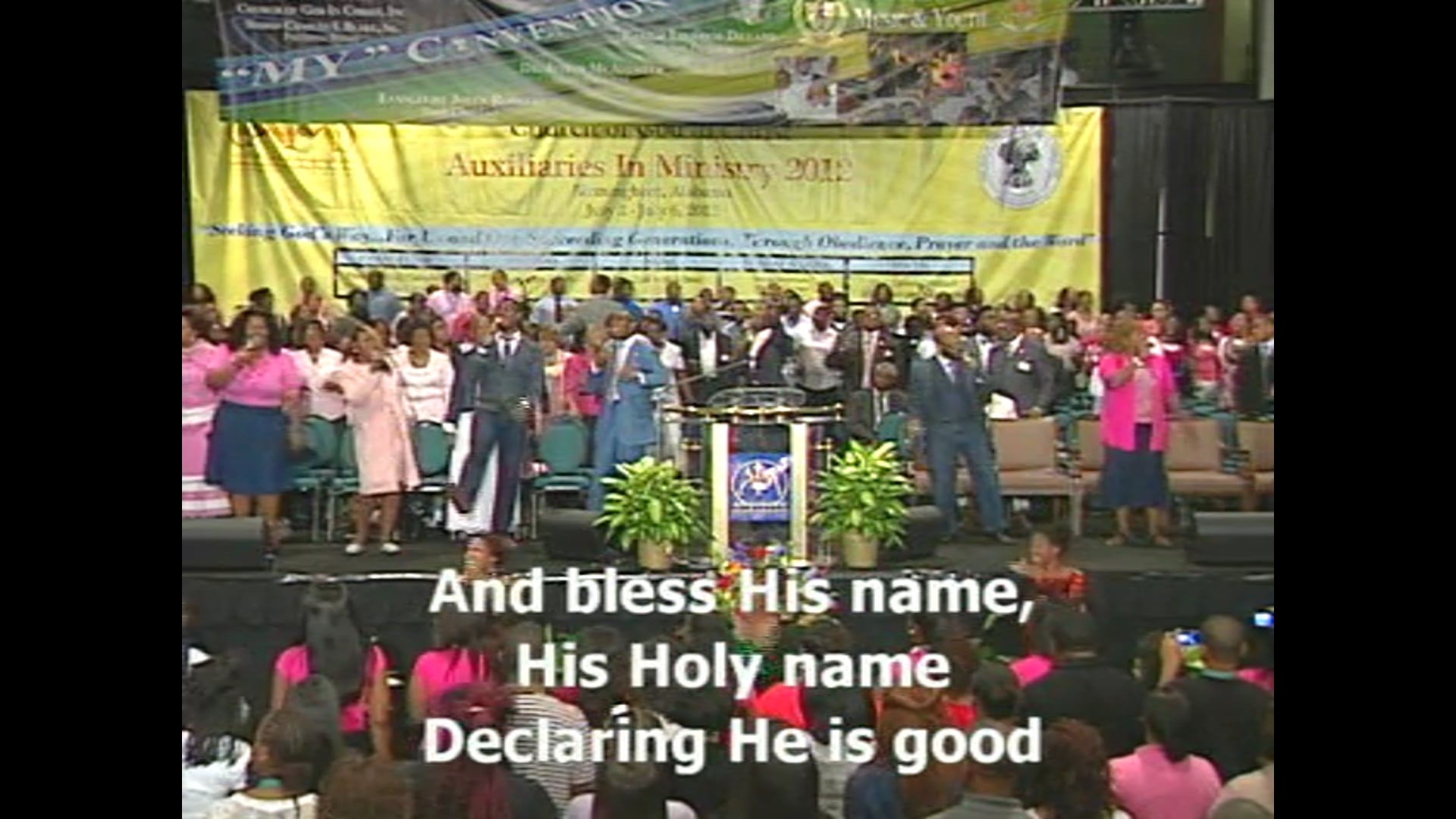 COGIC AIM 2012 Music & Youth Wednesday Noonday Worship Part 1