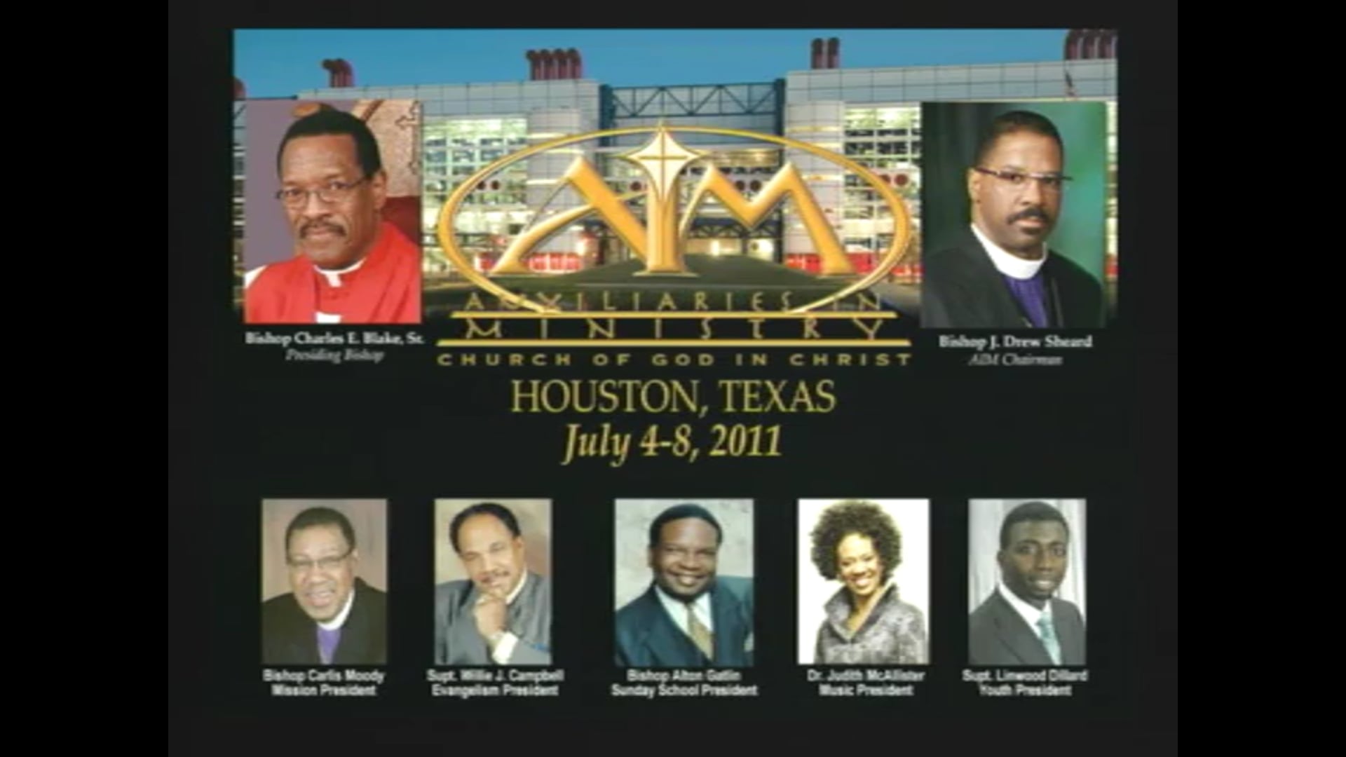 COGIC AIM 2011 Thursday Evening Worship Part 1