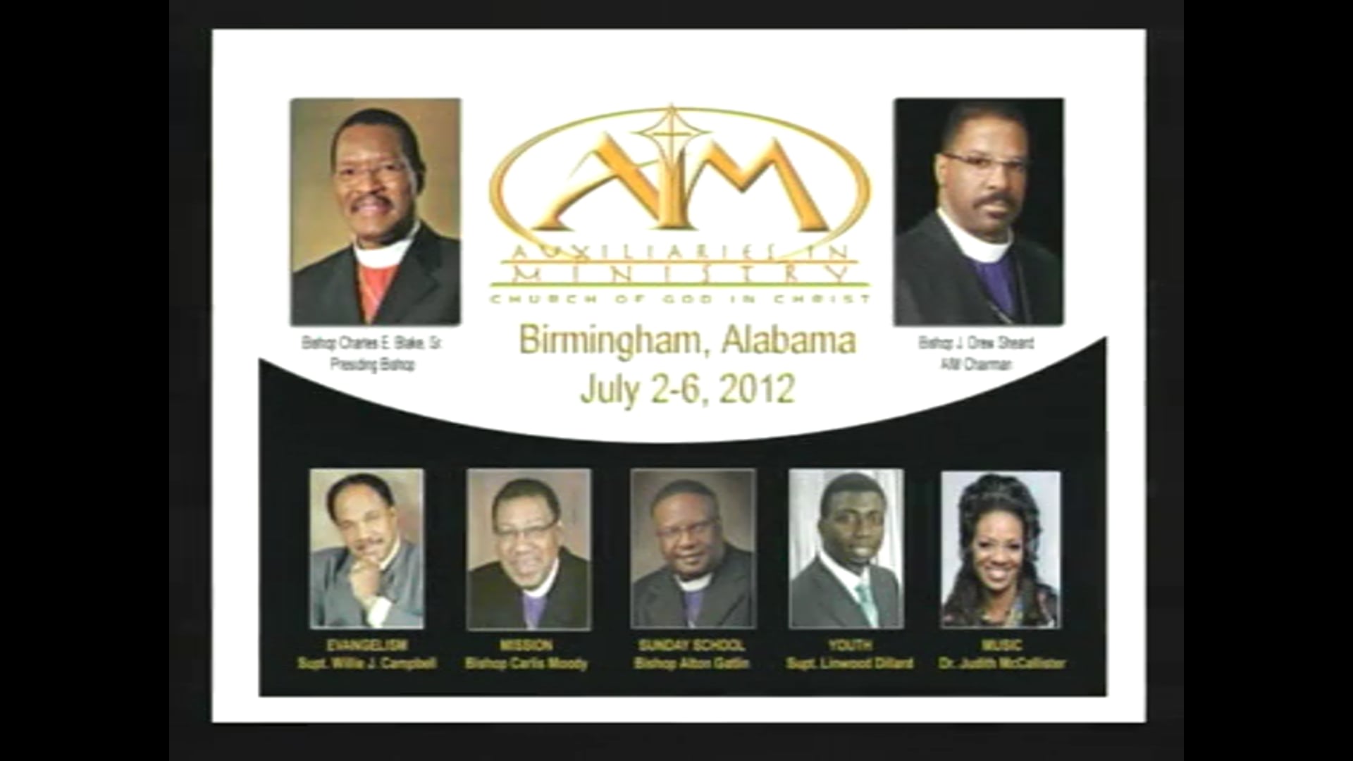 COGIC AIM 2012 Monday Evening Worship Part 1