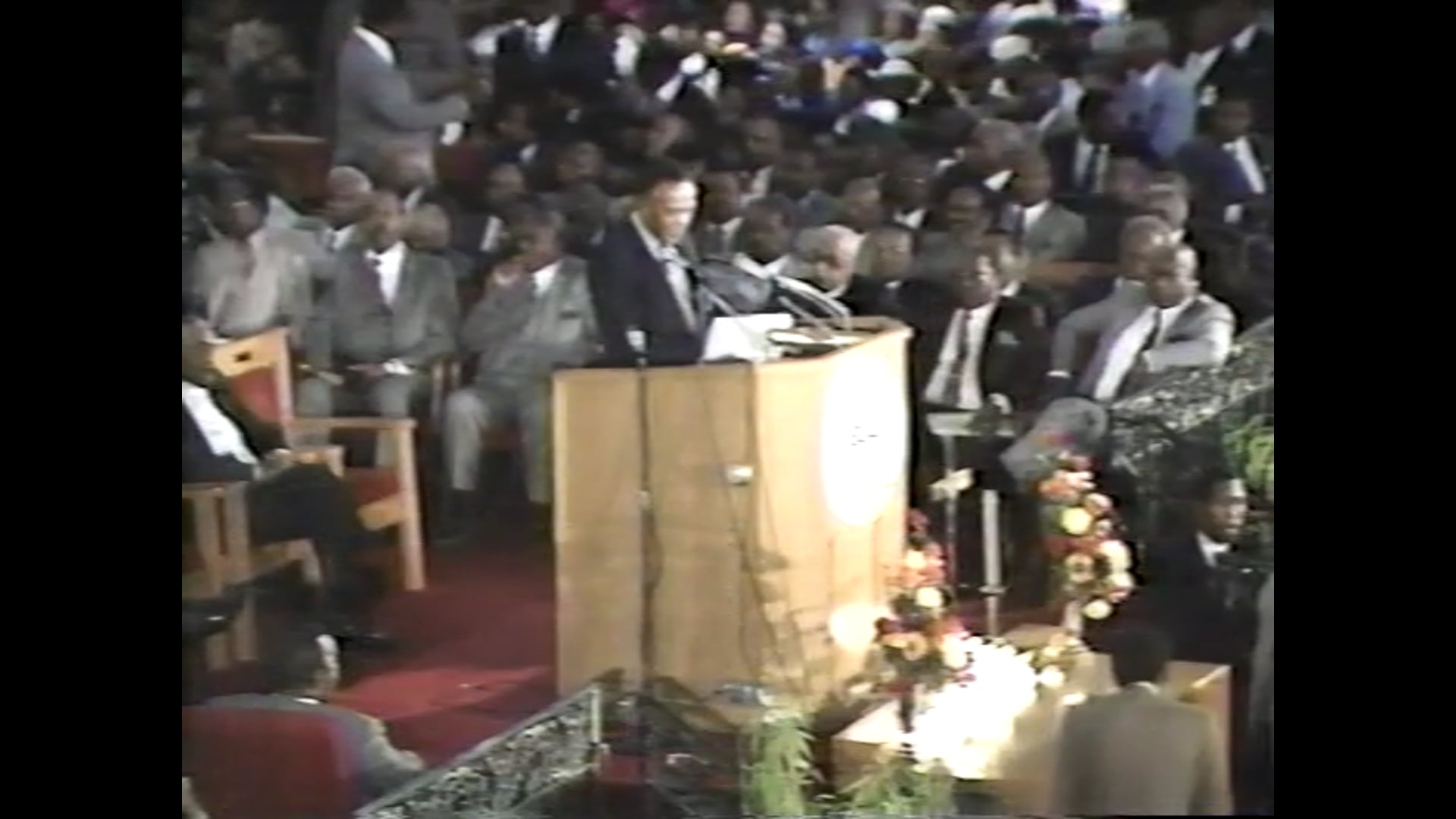 COGIC 80th HC 1987 Thursday Service Bishop Cohen Speaker Dr. Crudup