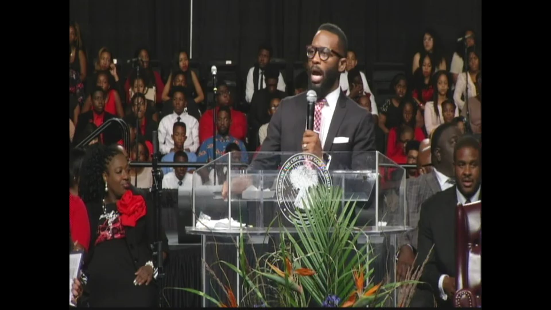 COGIC AIM 2016 Music & Youth Friday Noonday Worship Pt. 2 President Ben Stephens