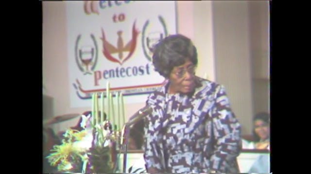 COGIC Pioneer Series Mother McGlothen