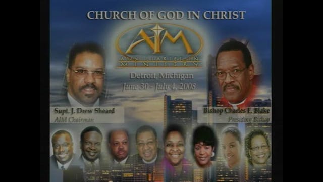 COGIC AIM 2008 Tuesday Evening Worshi...