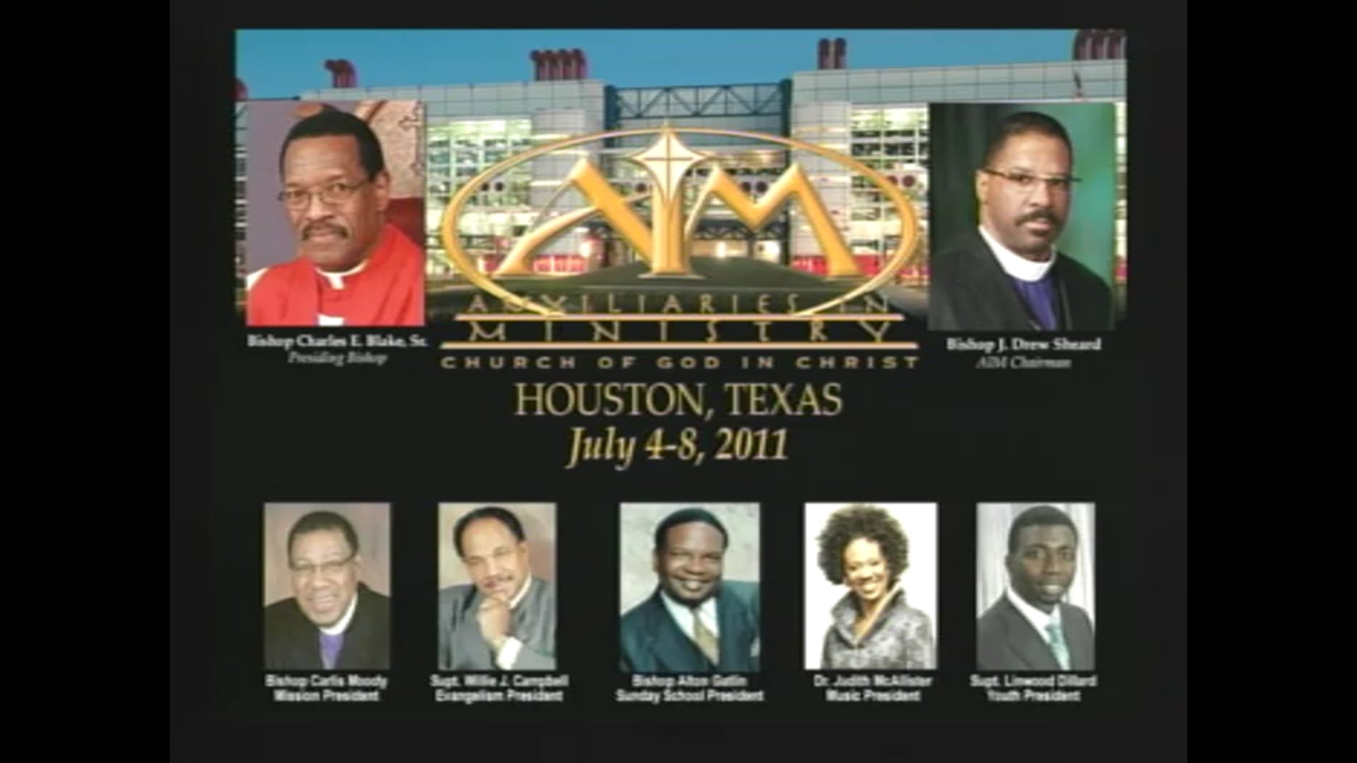 COGIC AIM 2011 Wednesday Evening Worship Part 1