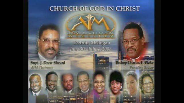 COGIC AIM 2008 Wednesday Evening Evan...