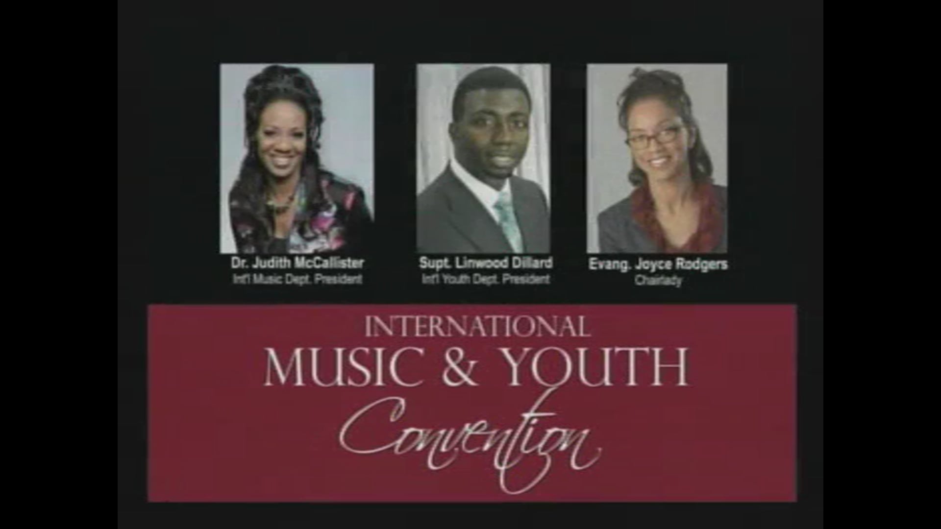 COGIC AIM 2012 Music & Youth Tuesday Noonday Voices of Youth Part 1