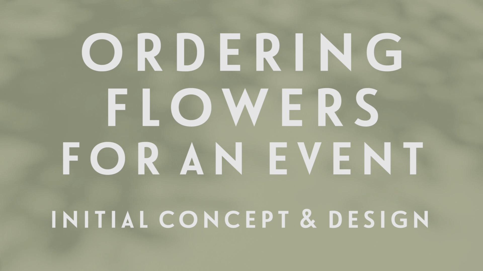 0075 | Ordering Flowers For An Event 1