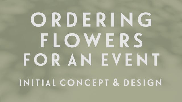 0075 | Ordering Flowers For An Event 1