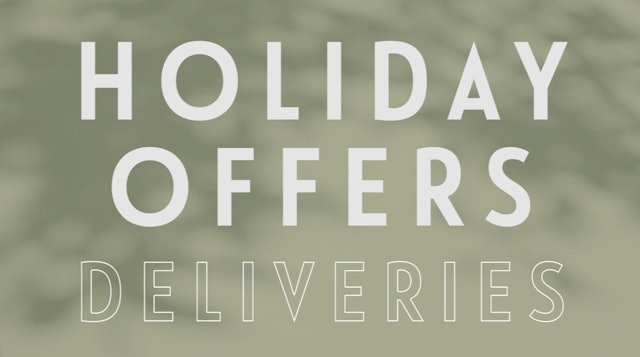 0121 | Holiday Offers - Deliveries