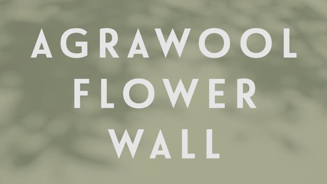0116 | AgraWool Floral Wall