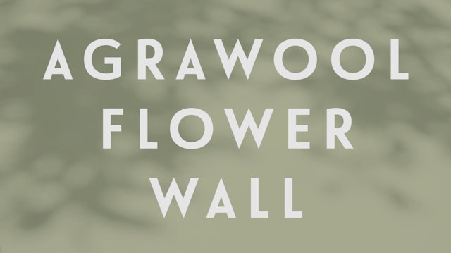 0116 | AgraWool Floral Wall