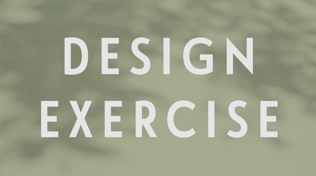 0117 | Design Exercise 1