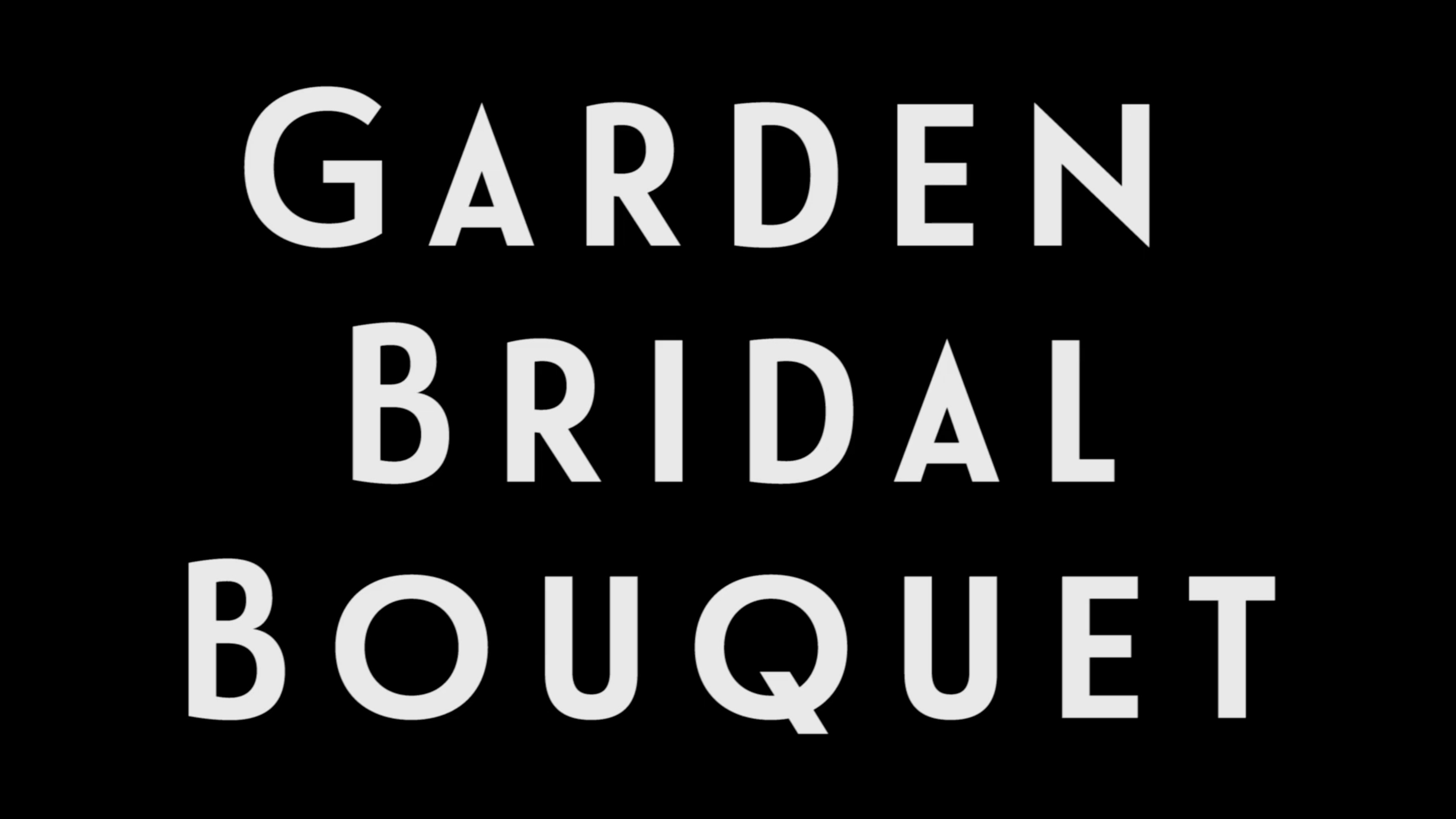 0016 | Garden Bridal Bouquet