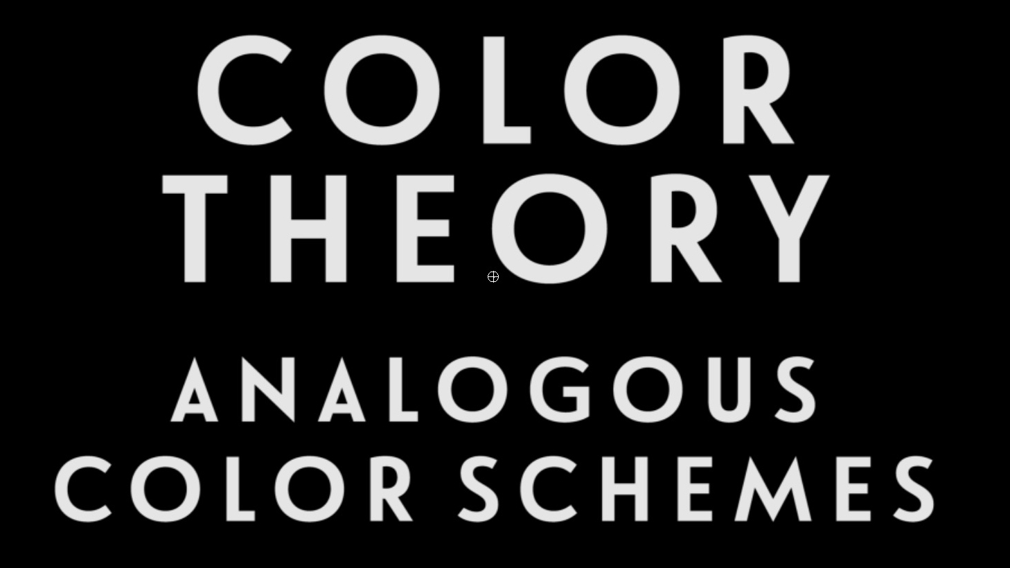 0057 | Color Theory: Analogous Color Schemes
