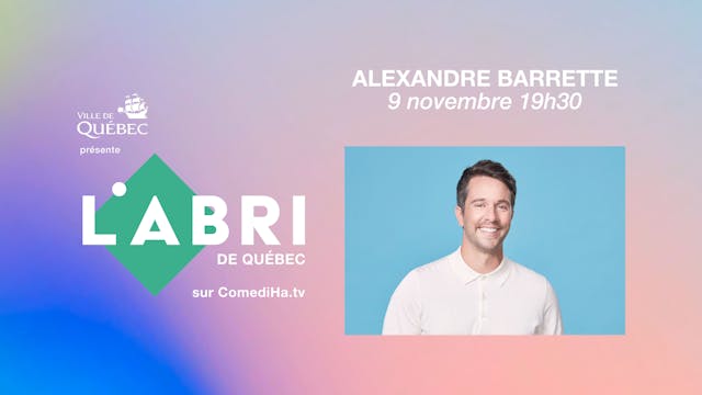 GRATUIT: L'ABRI de Québec - 9 novembre 2020