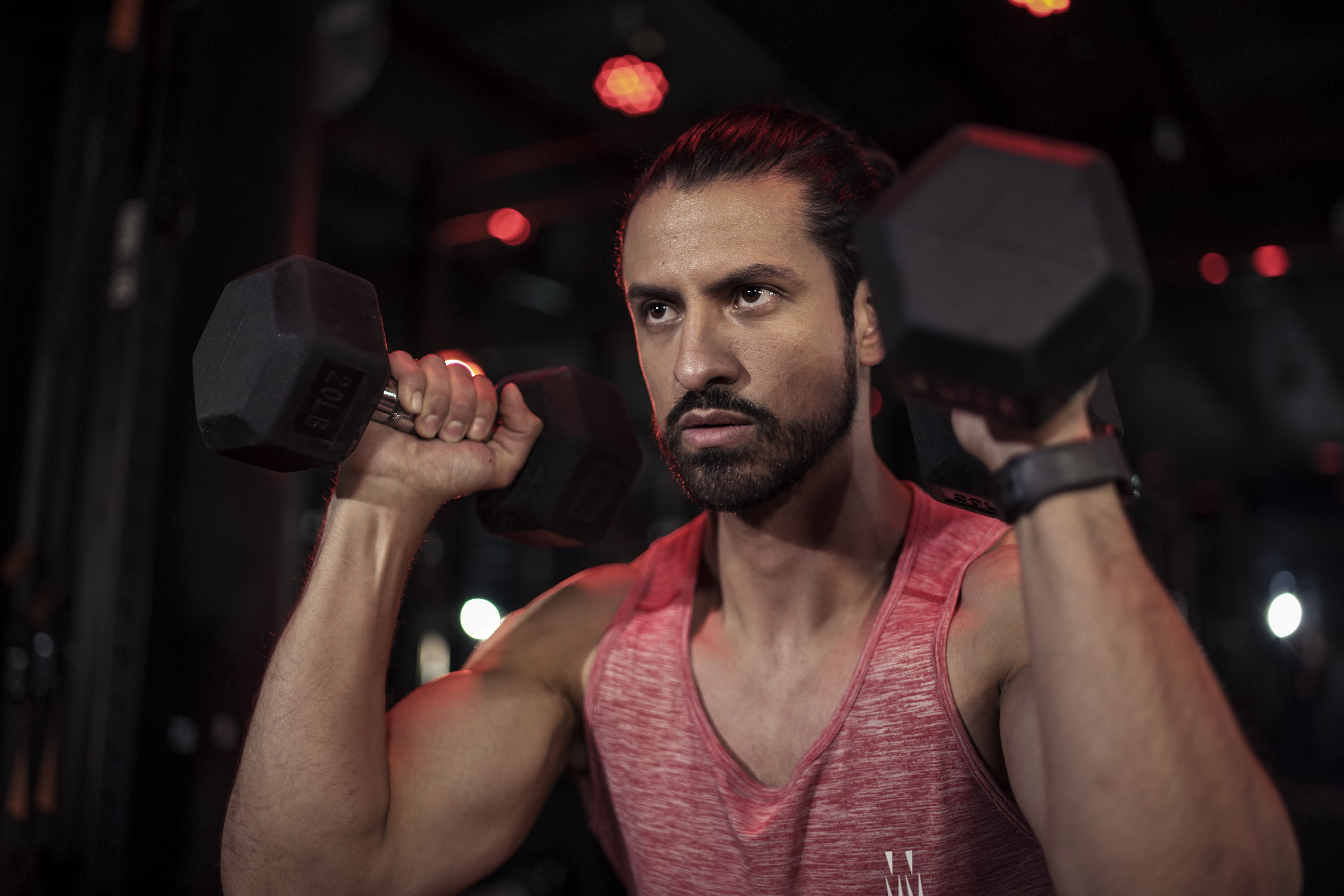 Biceps, triceps y abs con Pete