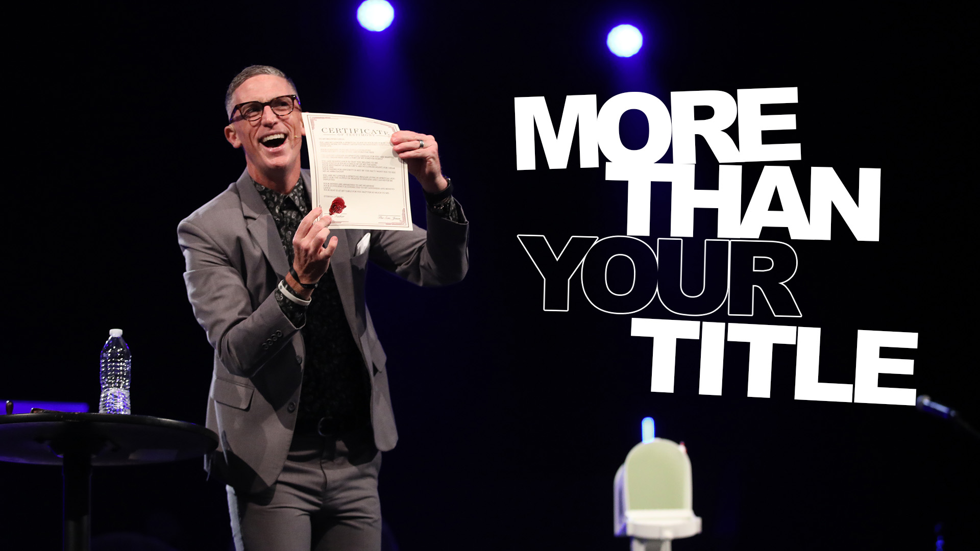 MORE THAN your Title 