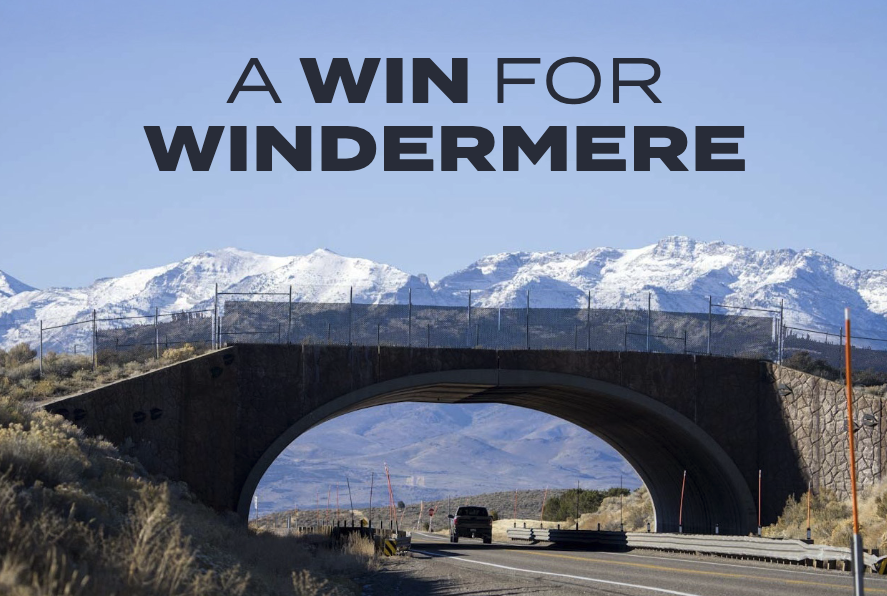A Win for Windermere