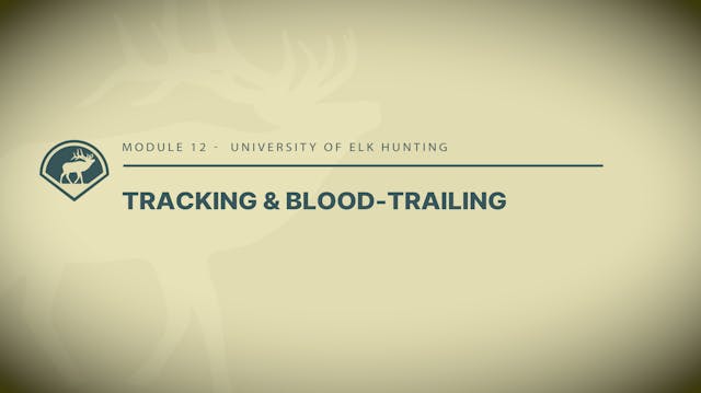 Module 12 - Introduction to Tracking ...