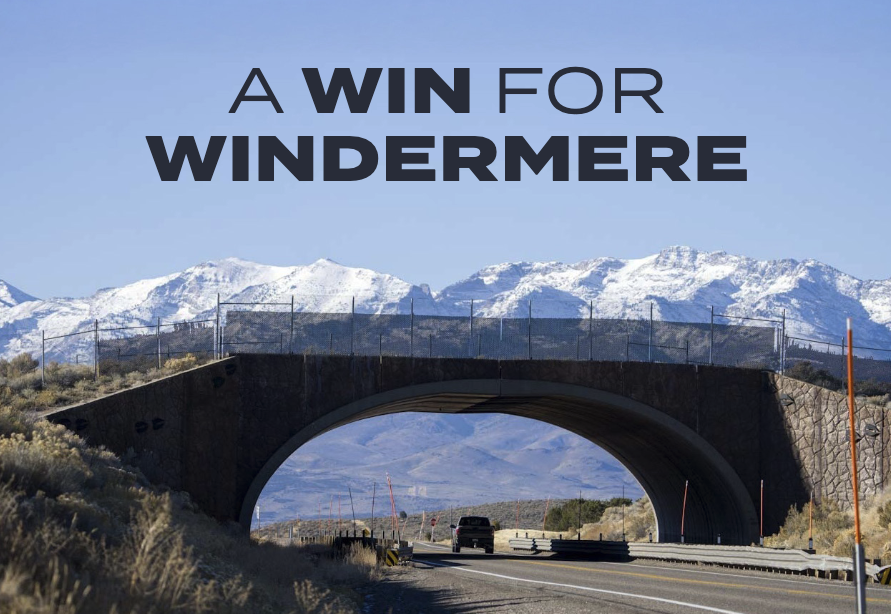 A Win for Windermere