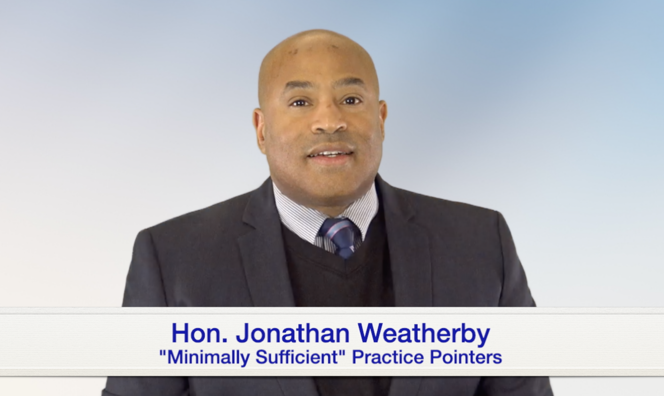 Practice Tips & Pointers: "Minimally Sufficient" Practice Pointers