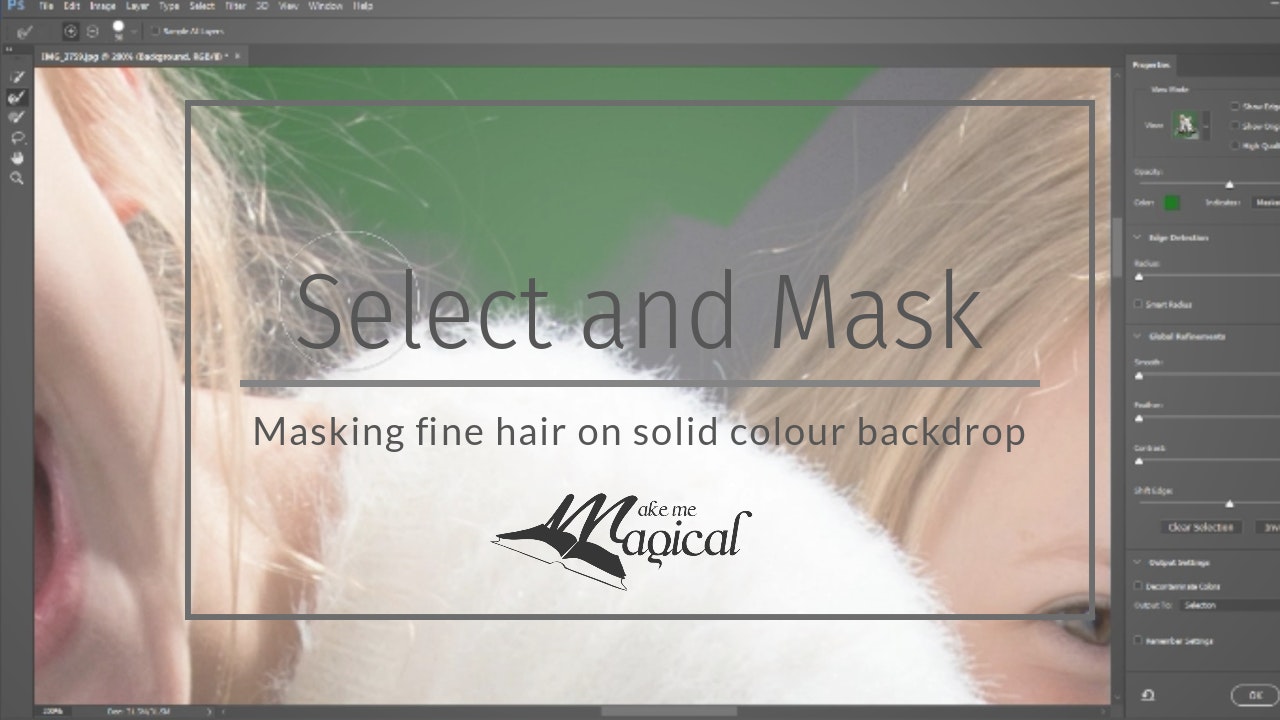 Masking hair and fur by Katie Forshaw - Makememagical - March 2020