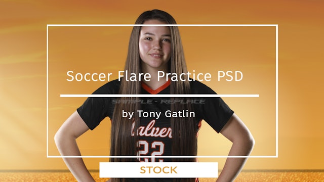 Soccer Flare Practice Background