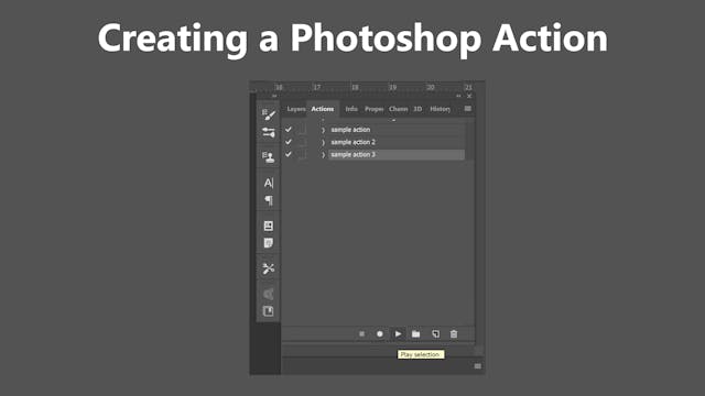 Creating a photoshop action by Eric M...