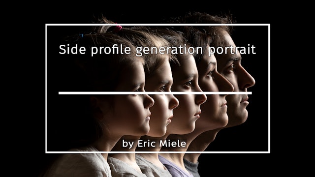 Side profile generation portrait trailer by Eric Miele MARCH 2021