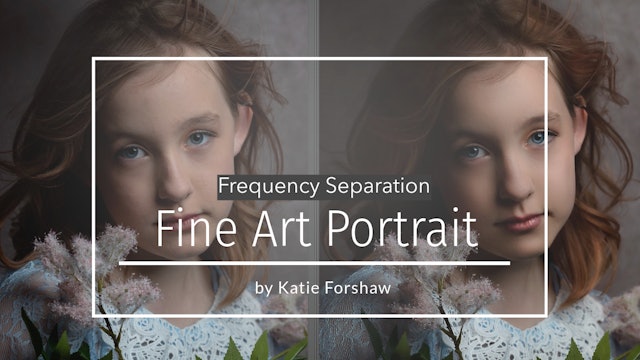 Fine Art Frequency Separation Portrait by Katie Forshaw May 2021