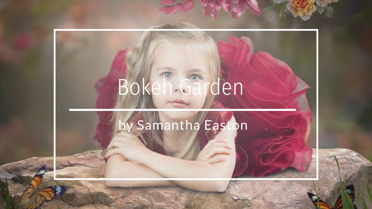 Bokeh Garden Backdrop and Composite by Samantha Easton
