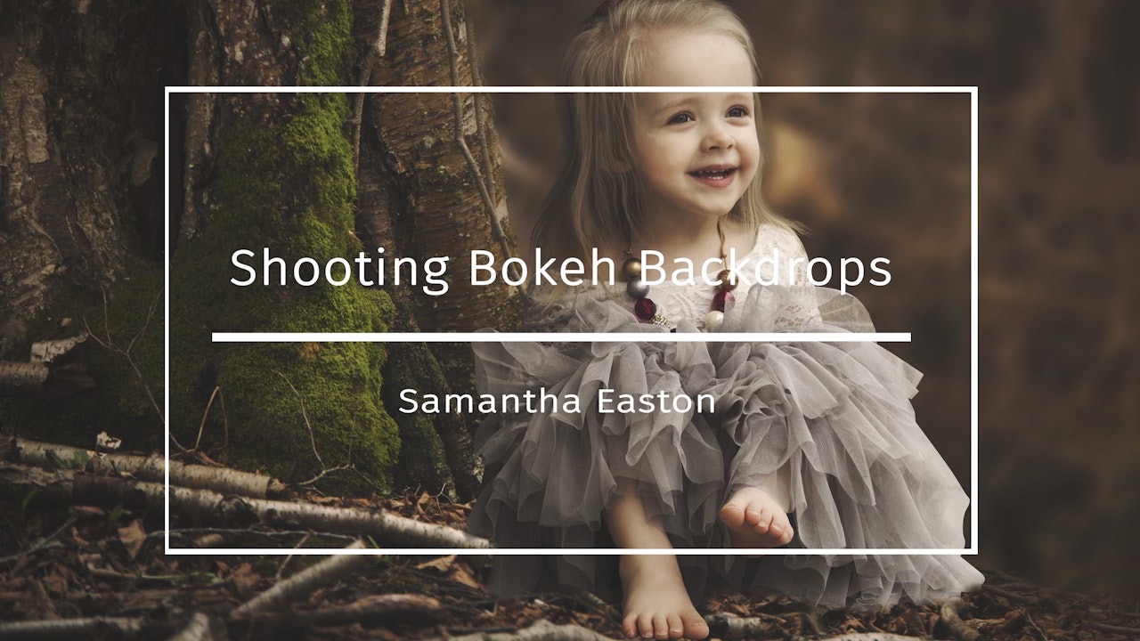 On location, shooting bokeh backdrops, BTS - Samantha Easton July 2020