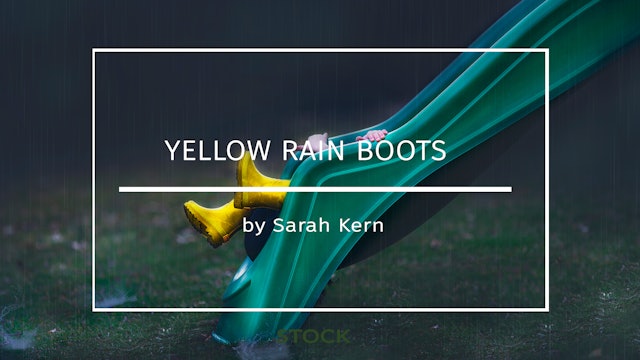 Yellow Rain Boots by Sarah Kern