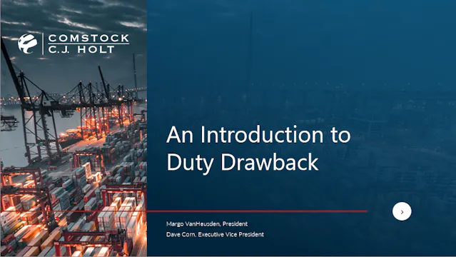 Introduction to Drawback